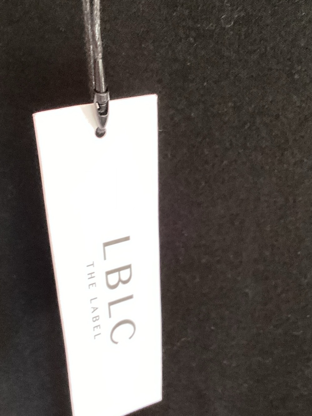 LBLC the label Black Long Sleeve Top